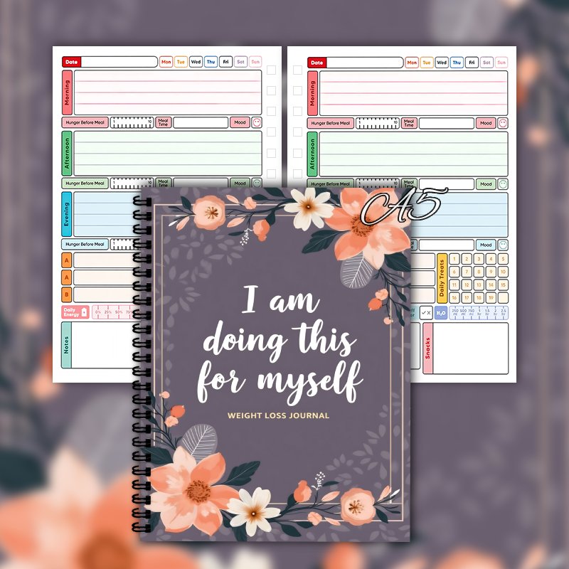 สมุดบันทึกการลดน้ำหนัก A5, ตัว - Fitness Journal Planner บทวิจารณ์และราคา