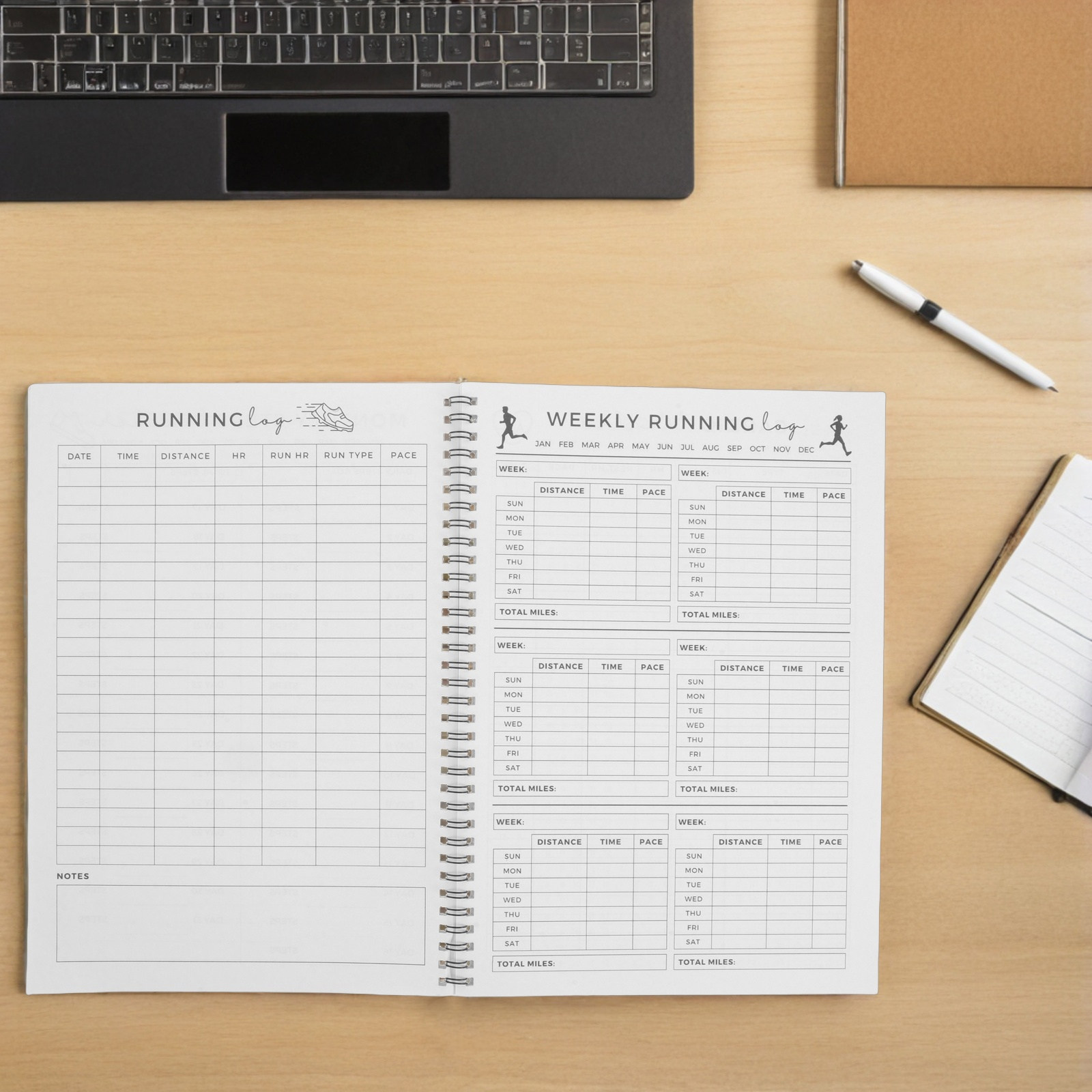 สมุดบันทึกการออกกำลังกาย ฟิตเน - Fitness Journal Planner บทวิจารณ์และราคา