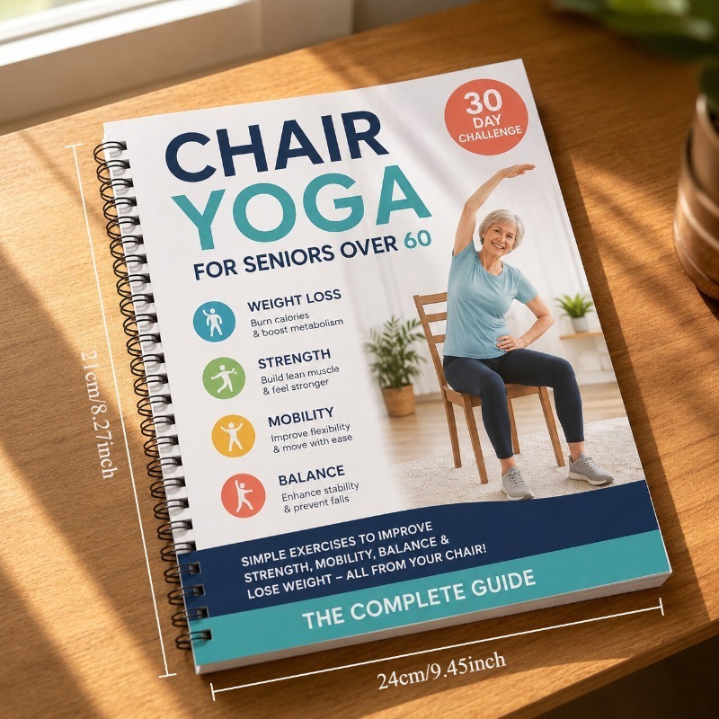 หนังสือคู่มือการฝึกโยคะแบบนั่ง - Fitness Journal Planner บทวิจารณ์และราคา