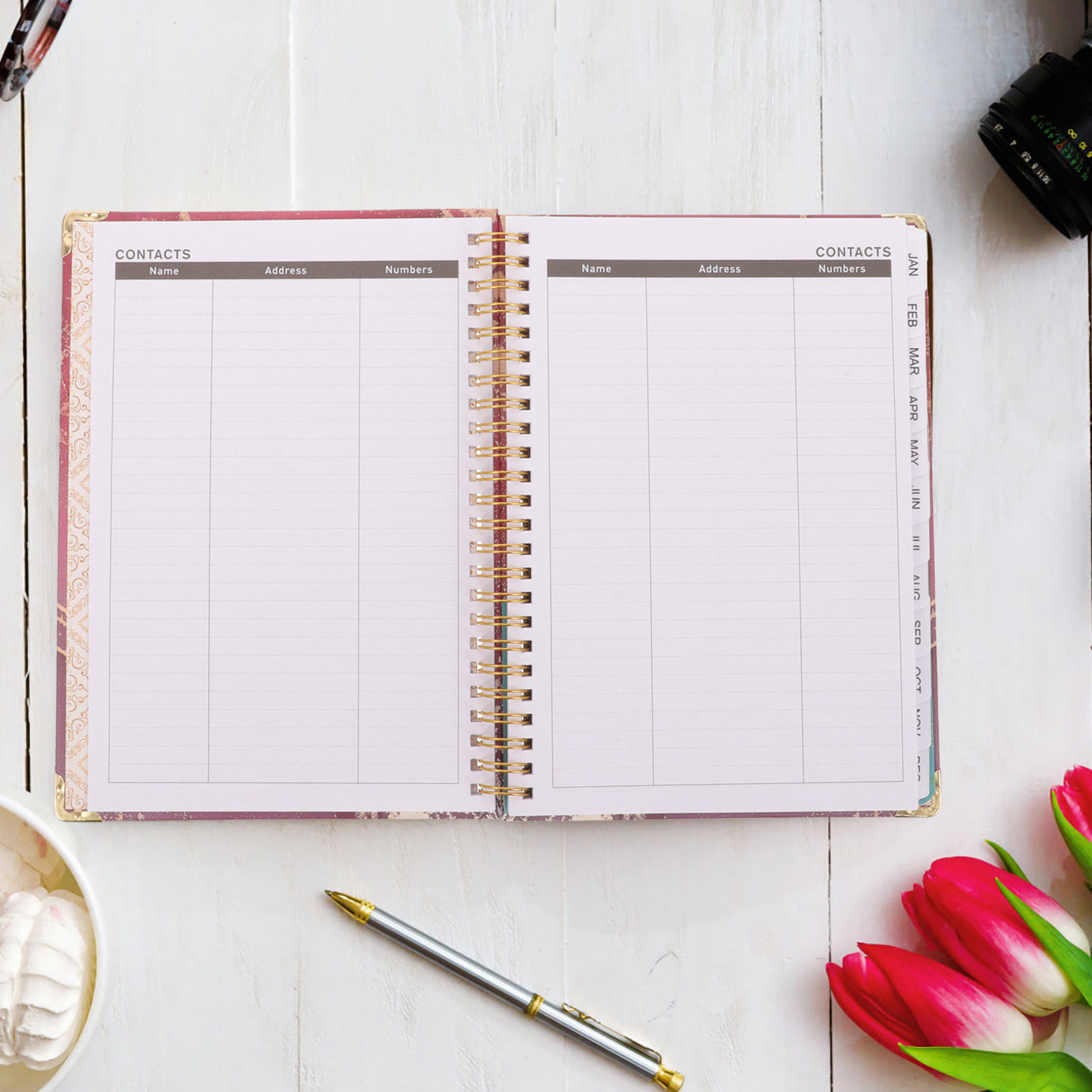 สมุดบันทึกแบบสันห่วงอเนกประสงค - Fitness Journal Planner บทวิจารณ์และราคา