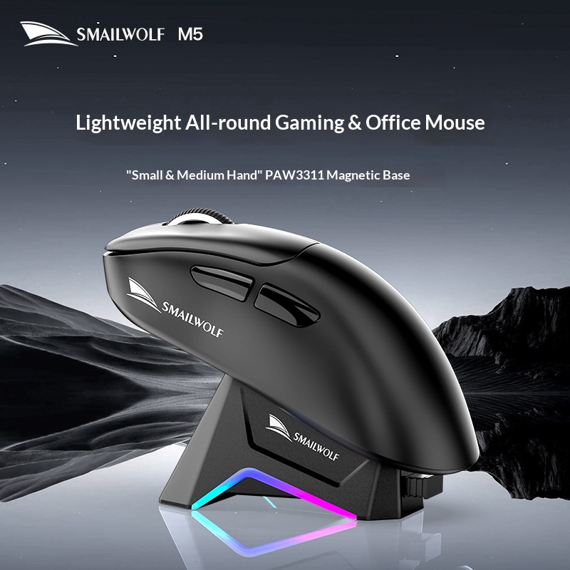 SMAILWOLF M5 เมาส์ไร้สายบลูทูธ - Fitness Journal Planner บทวิจารณ์และราคา