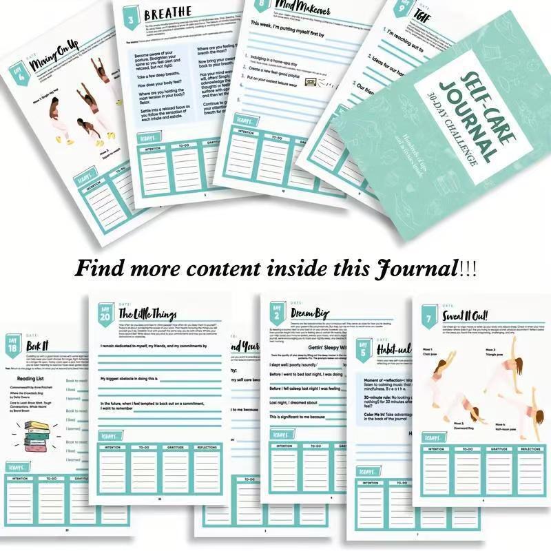 สมุดบันทึกความท้าทายดูแลตนเอง  - Fitness Journal Planner บทวิจารณ์และราคา